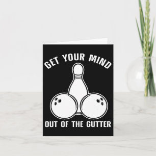 Funny Bowling Design For Men Women Kids Bowling Lo Card