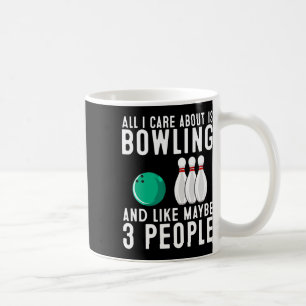 Funny Bowling Design For Men Women Kids Bowling Lo Coffee Mug