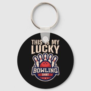Funny Bowling Design For Men Women Kids Bowling Lo Key Ring