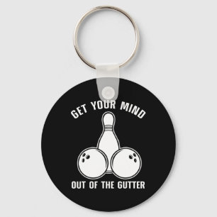 Funny Bowling Design For Men Women Kids Bowling Lo Key Ring