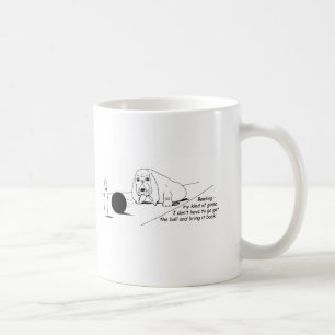 Funny Bowling Dog Mug