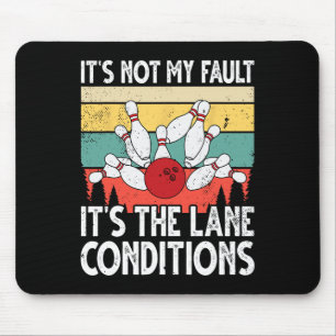 Funny Bowling For Men Women Bowler Team Bowling La Mouse Pad