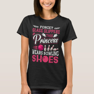 Funny Bowling For Women Girls Kids Mum Wife T-Shirt