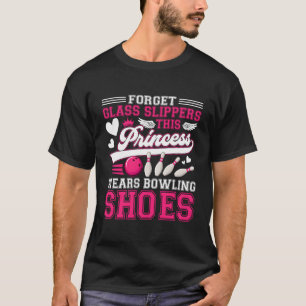 Funny Bowling For Women Girls Kids Mum Wife T-Shirt