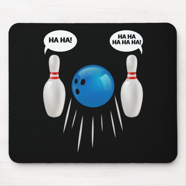 Funny Bowling - Gift For Bowlers Mouse Pad (Front)