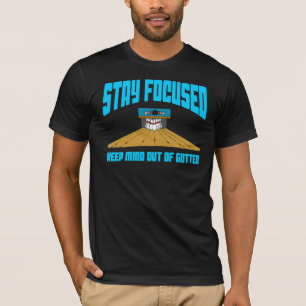 Funny Bowling Keep Mind Out Of Gutter T-Shirt