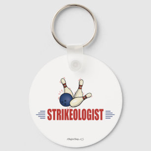 Funny Bowling Key Ring