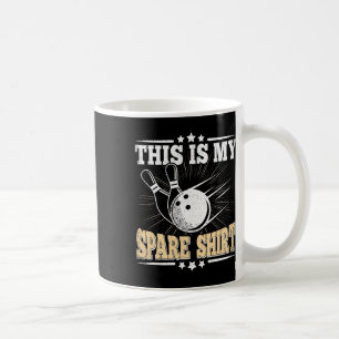 Funny Bowling Lover Bowler This Is My Spare 3  Coffee Mug