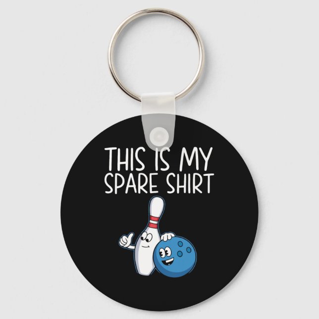 Funny Bowling Present For Men Women Cool Bowler Sp Key Ring (Front)