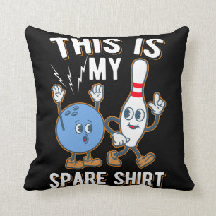 Funny Bowling Quote This is my Spare Cushion