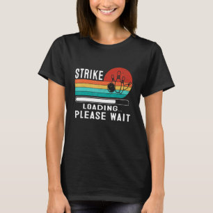 Funny bowling Retro vintage Bowler Bowling Player_ T-Shirt