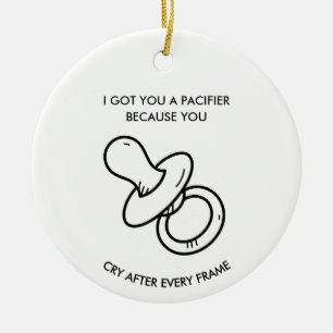 Funny Bowling, Sarcastic Gag Gift for Bowlers Ceramic Ornament