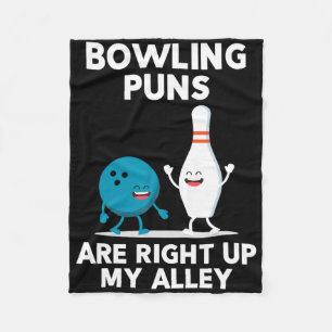 Funny Bowling Shirt For Men Women And Kids Fleece Blanket