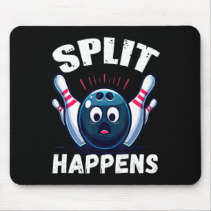 Funny Bowling Split Happens 1  Mouse Pad