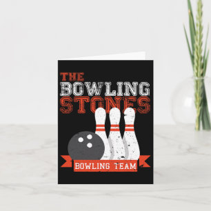 Funny Bowling Stones - Bowl Sports Team  Card