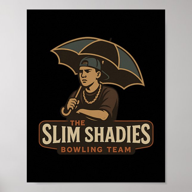 Funny Bowling Team Funny Bowler Bowling  Poster (Front)