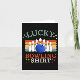 Funny Bowling This Is My Bowling Strike Team  Card