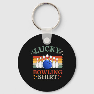 Funny Bowling This Is My Bowling Strike Team Key Ring