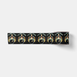Funny Bowling Vintage T-Shirt I'd Hit That Funny T Satin Ribbon