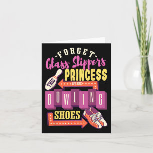 Funny Bowling Women Card