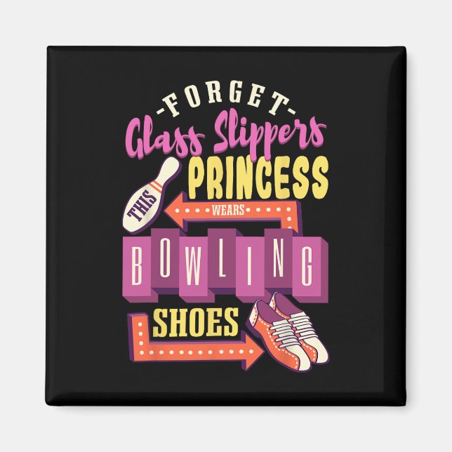 Funny Bowling Women  Magnet (Front)