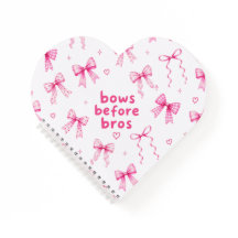 Funny Bows Before Bros Cute Coquette Pink Ribbon