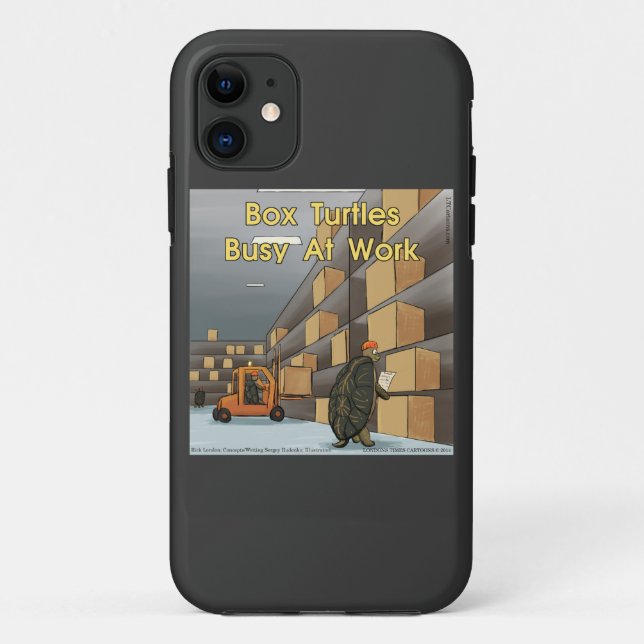 Funny Box Turtles iPhone 5 Case (Back)