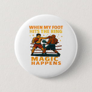 Funny Boxer Boxing Fighter Sarcastic Humour Gifts  6 Cm Round Badge