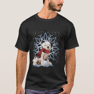 Funny Boxer Christmas Lights Tree Dog Lover Xmas L T-Shirt