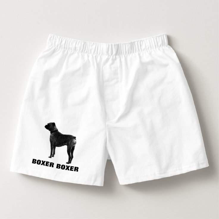 boxer dog boxer shorts