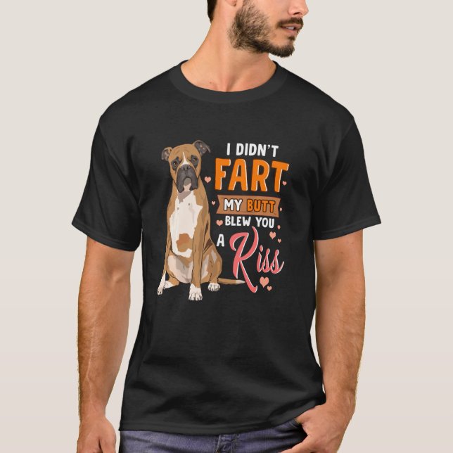 Funny Boxer Dog  Men Women Boxer Mum Boxer Dad T-Shirt (Front)