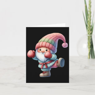 Funny Boxer Gnome Dad For Women And Men Who Loves Card