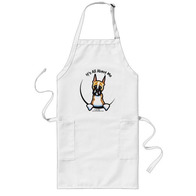 Funny Boxer Long Apron (Front)