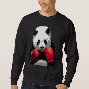 Funny Boxing Art For Men Women Boys Girls Giant Pa Sweatshirt