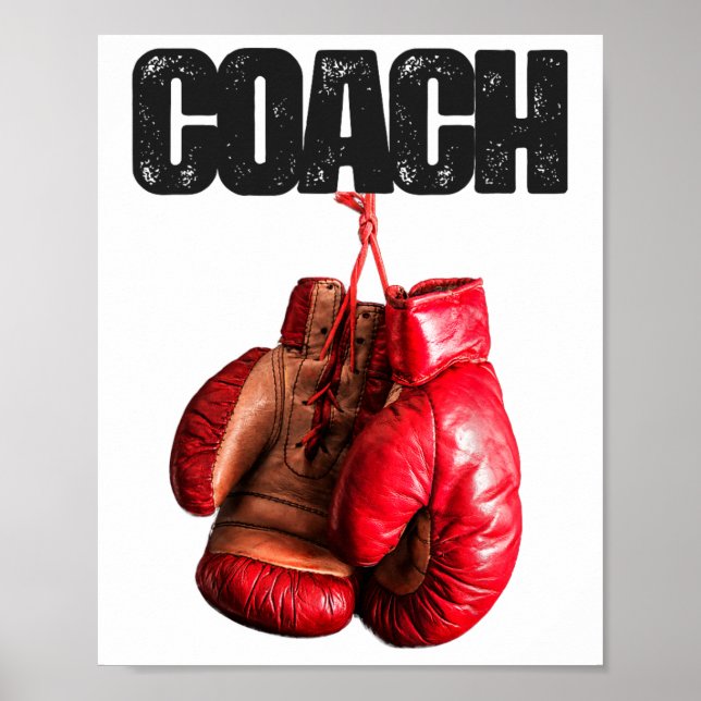 Funny Boxing Coach  Poster (Front)