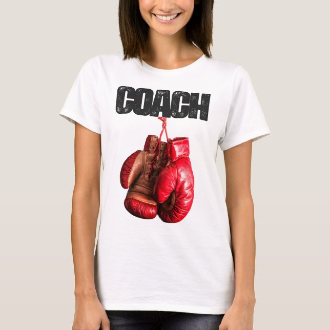 Funny Boxing Coach  T-Shirt (Front)