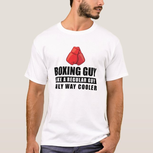Funny Boxing Design T-Shirt (Front)