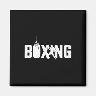 Funny Boxing Fighter Gym Gloves Kickboxing For Wom Magnet