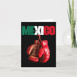 Funny Boxing - I Love Boxing Mexico  Card
