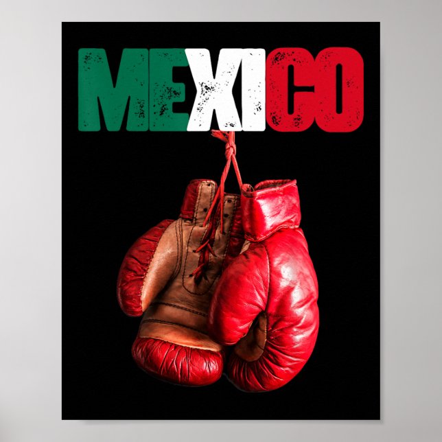 Funny Boxing - I Love Boxing Mexico  Poster (Front)