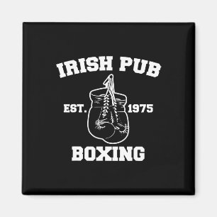 Funny Boxing Irish Pub Sport Happy Saint Patricks  Magnet