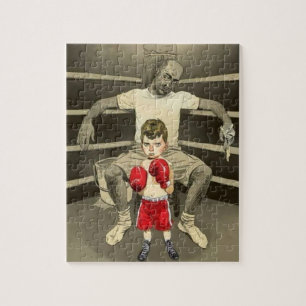 funny boxing jigsaw puzzle