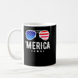 Funny Boy 4th July American Flag Boys Patriotic Fo Coffee Mug