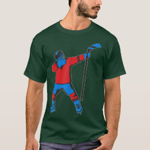 Funny Boy Kid Ice Hockey Dab Apparel Dabbing Playe T-Shirt