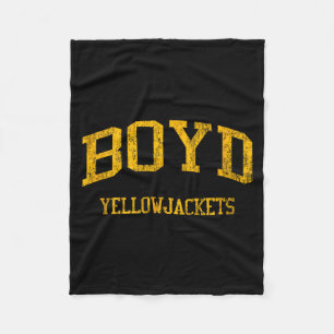 Funny Boyd High School Hs Boyd Fleece Blanket
