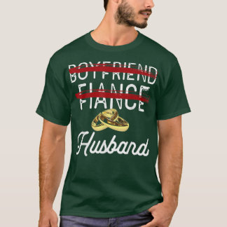 Funny Boyfriend Fiance Husband Groom Wedding Theme T-Shirt