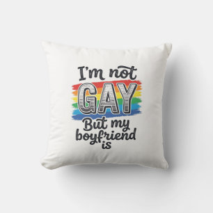 Funny Boyfriend Pride Vintage Engraving Shirt Desi Cushion