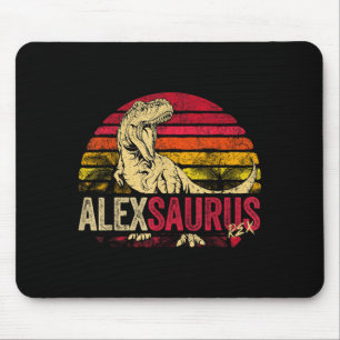 Funny Boys Alex Saurus Dinosaur Rex Name Mouse Pad