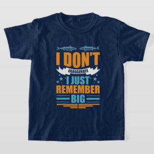 Funny boys fishing word art  T-Shirt