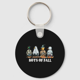 Funny Boys Of Fall Duck Hunting Halloween Costume Key Ring